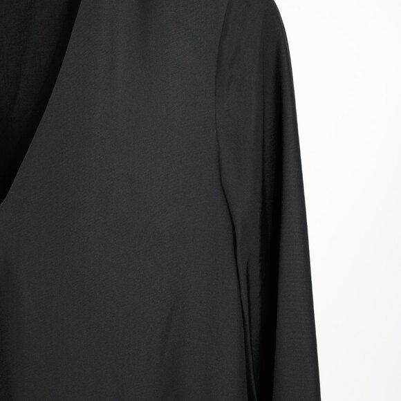 Tibi Black Silk CDC Peplum Top - Picture 5 of 10